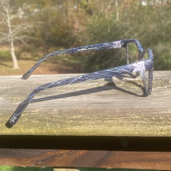 Morel France Koali glasses frames 54[]15 135 black gray Cat eye eyeglasses frame - Picture 6 of 14